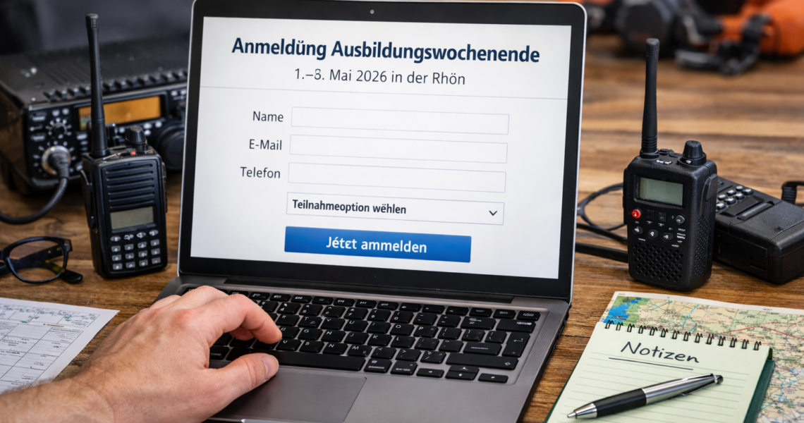 Jetzt zum Ausbildungswochenende Anmelden